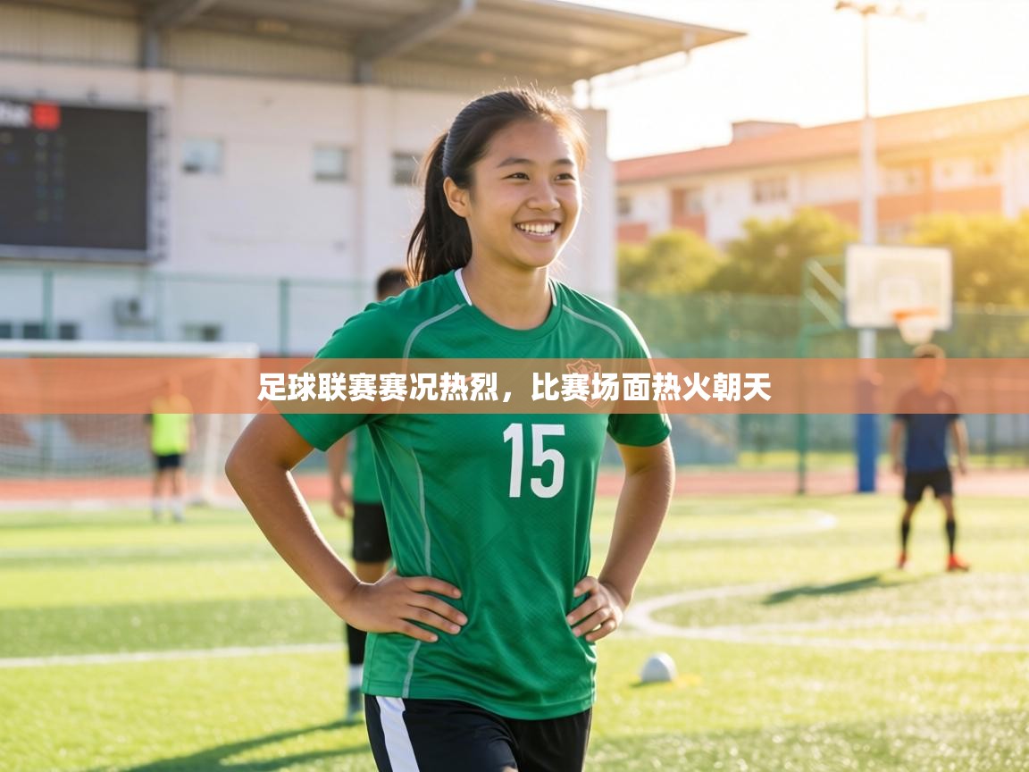 足球联赛赛况热烈，比赛场面热火朝天  第2张